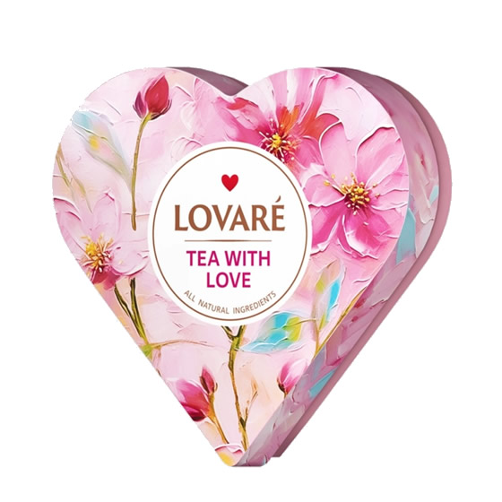 Подаръчен комплект чай LOVARE Tea With Love